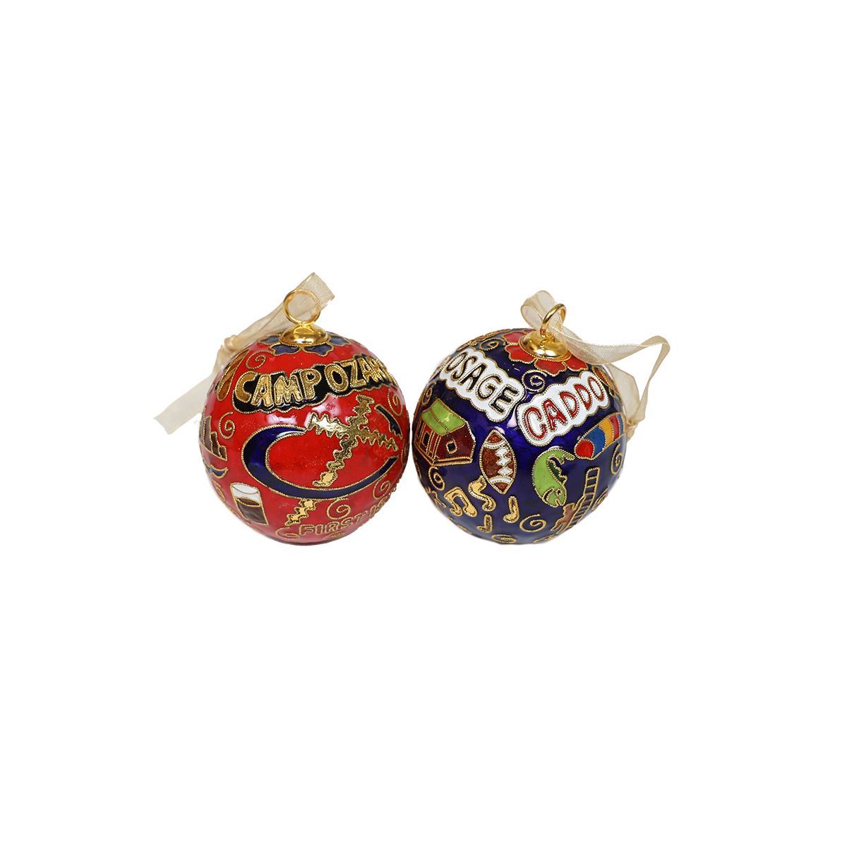 Camp Ozark Collage Ornament