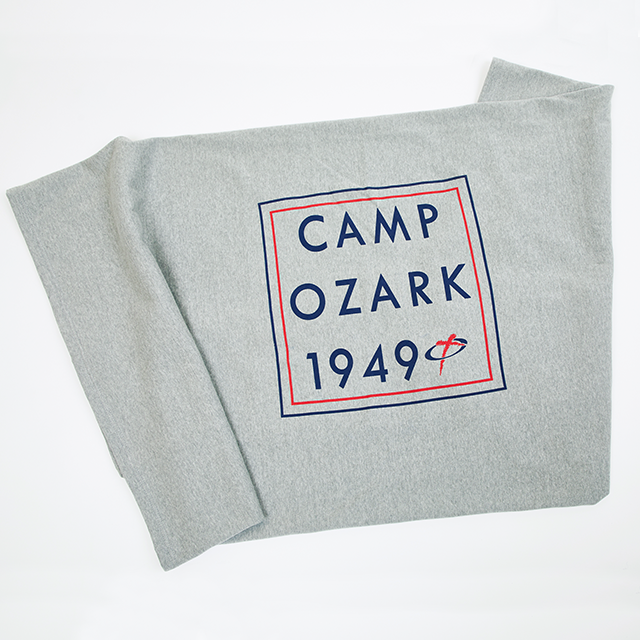 Grey Sweatshirt Blanket
